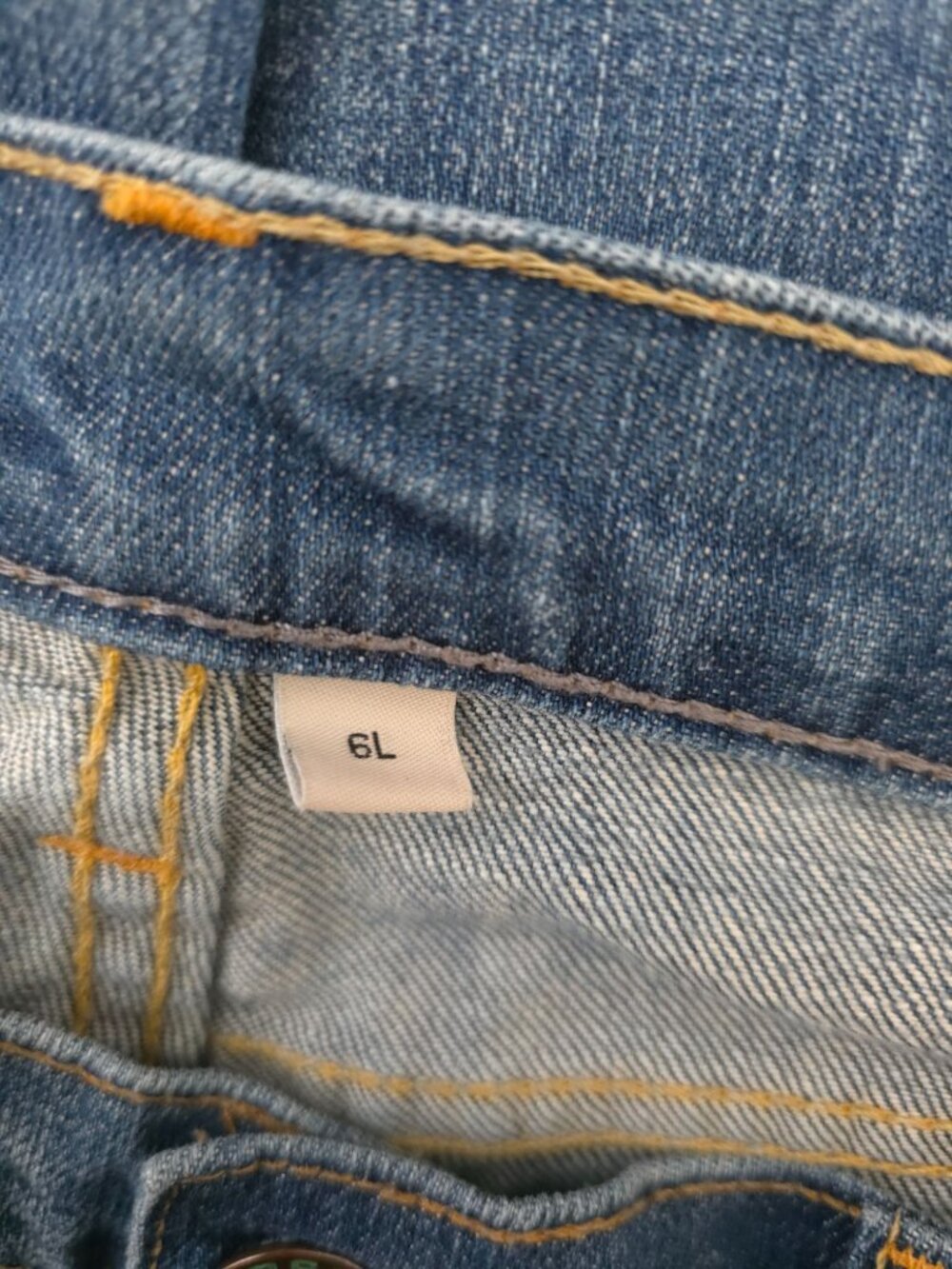 Gap 1969 Women's Bootcut Stretch Blue Denim Jeans Size 6L - Picture 7 of 8